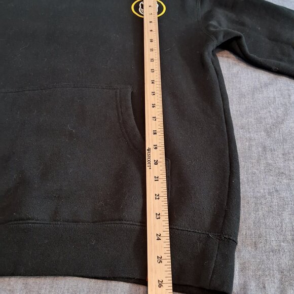 Spitfire Classic Swirl Fade Hooded Sweatshirt Black and Yellow - Picture 8 of 13